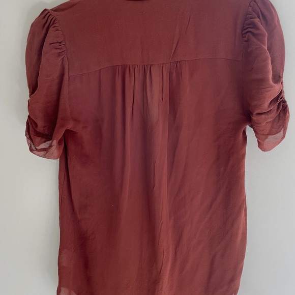 Silk babaton blouse - Picture 5 of 5